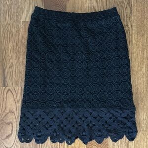 LIV Black Lace Skirt